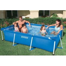 B-Ware!INTEX SMALL RECTANGULAR FRAME POOLS 260 x 160 x 65cm 28271NP-beschädigte Verpackung