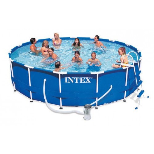 INTEX Bazén Metal Frame Pool Set 457 x 84 cm, Filteranlage+Einstieglieter 28228NP INTEX Bazén Metal Frame Pool Set 457 x 84 cm, Filteranlage+Einstieglieter 28228NP