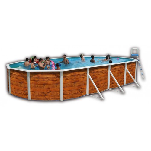 INTEX Holzdekor Nuovo de Luxe Oval 5,5 x 3,66 x 1,2 m 011256