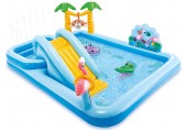 INTEX PLAY CENTER JUNGLE ADVENTURE Planschbecken Pool Wasserrutsche aufblasbar 57161