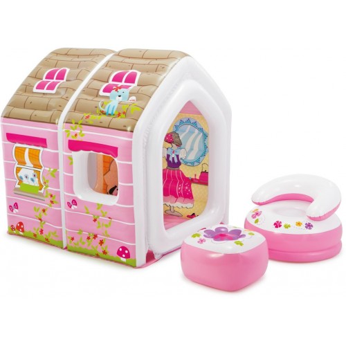 INTEX Prinzessinen-Haus 124 x 109 x 122 cm 48635 INTEX Prinzessinen-Haus 124 x 109 x 122 cm 48635