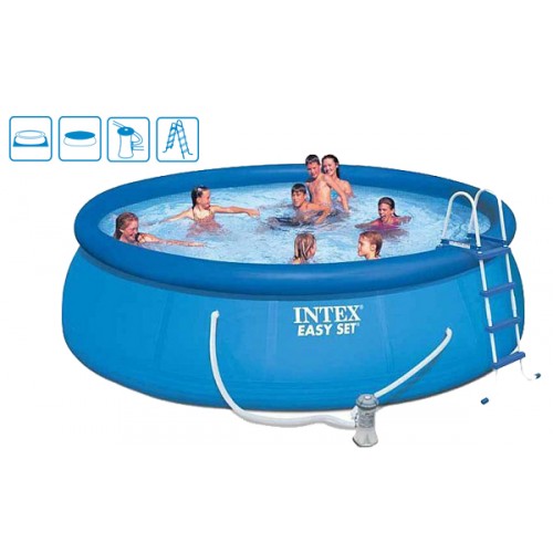 INTEX Easy Set Pool O 457 x 122 cm mit Kartuschenfilteranlage 28168GN