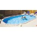 INTEX Stahlwandpool Set Grande Oval 549 x 366 x 135 cm 011520 ohne Filteranlage 