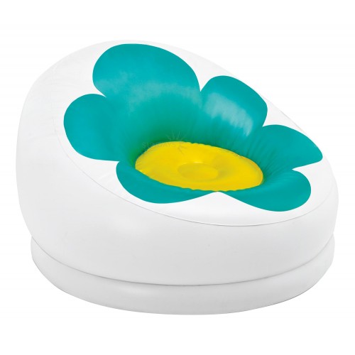 INTEX Sessel, aufblasbar Blume weiß/grün 68574