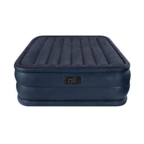 INTEX Luftbett Raised Downy Blue Queen 230 V 66718
