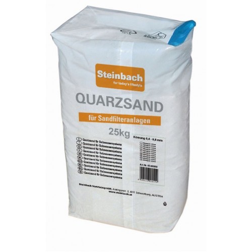 STEINBACH Quarzfiltersand Körnung 0,7 - 1,2 mm, 25kg 040025