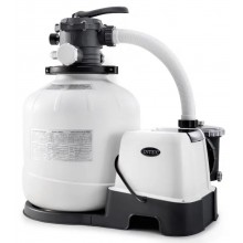 B-Ware!INTEX Krystal Clear Sandfilterpumpe mit Chlorinator 10 m3/h 26680-1x benutzt!