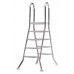 INTEX Aufstellbeckenleiter Edelstahl, 4 + 4 Stufen 018000