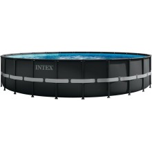 INTEX Ultra XTR Frame Pools Set Schwimmbad 732 x 132 cm mit Sandfilteranlage 26340