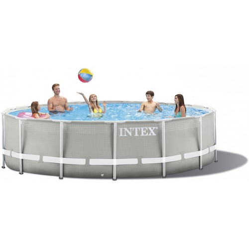 INTEX Prism Frame Pools 366 cm x 99 cm mit Filterpumpe, 26716NP