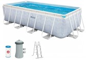 INTEX Chevron Prism Rechteckiges Pool-Set 400x200x100 cm 26780NP