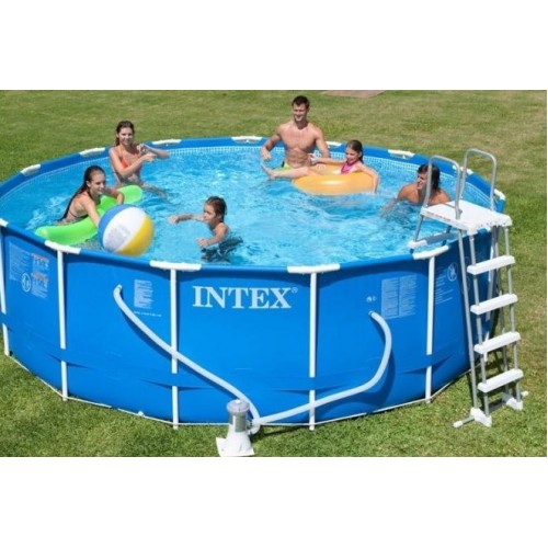 B-WARE INTEX Metal Frame Pools Schwimmbecken 457 x 122 cm filterpumpe 28242GN B-WARE INTEX Metal Frame Pools Schwimmbecken 457 x 122 cm filterpumpe 28242GN