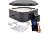 INTEX Pure Spa Greystone Deluxe Aufblasbarer Whirlpool 28452NP