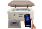 INTEX Pure Spa Chevron Deluxe Whirlpool mit Salzwassersystem 28472NP