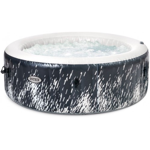 INTEX PureSpa Glow Deluxe Bubble Whirlpool SPA 196 x 71 für 4 Personen 28494NP