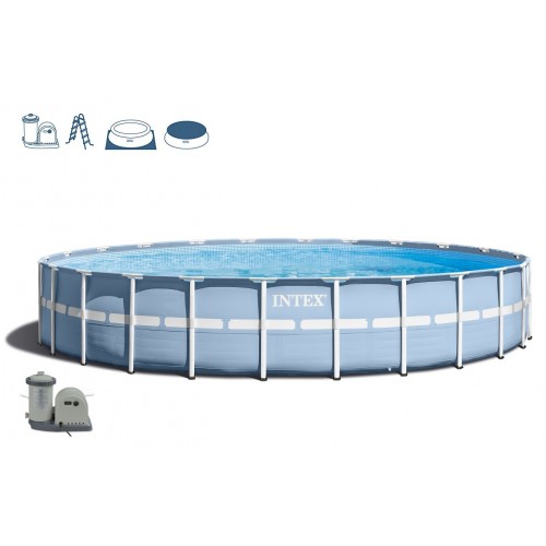 INTEX PRISM FRAME POOL SET 549 x 122 cm mit Kartuschenfilter 28752 INTEX PRISM FRAME POOL SET 549 x 122 cm mit Kartuschenfilter 28752