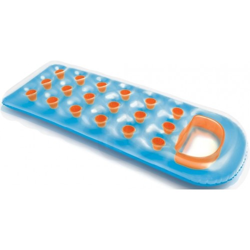 INTEX 18-Pocket Suntanner Lounge Luftmatratze blau 159895EU