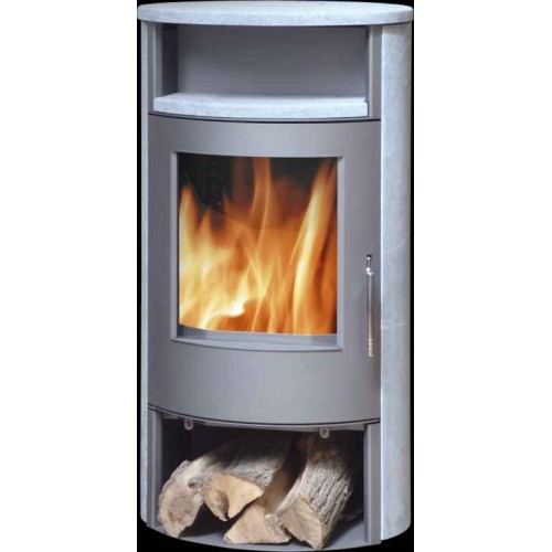 ABX ISLAND Warmwasser-Kaminofen, schwarz+cream 4672-7CCAQUA ABX ISLAND Warmwasser-Kaminofen, schwarz+cream 4672-7CCAQUA