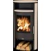 ABX ISLAND Holz-Kaminofen, schwarz + cream 4672-5SC