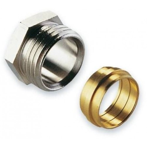 IVAR Klemmringverschraubung für Kupferrohr, 1/2" AG – 15 × 1 501047