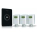 BOSCH EasyControl Set CT 200 smarter W-LAN Regler Set mit 3 Funk-Thermostaten schwarz