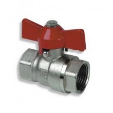 FERRO Standard-Kugelhahn mit Flügelgriff, IG/IG, 1/2" KM1