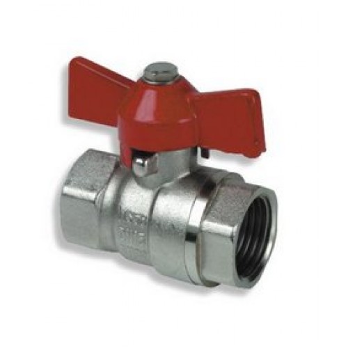 FERRO Standard-Kugelhahn mit Flügelgriff, IG/IG, 1/2" KM1 FERRO Standard-Kugelhahn mit Flügelgriff, IG/IG, 1/2" KM1