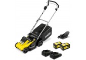 KÄRCHER LMO 4-18 Dual Battery Set Akku-Rasenmäher (37cm/36V/2x5,0Ah) 1.445-421.0