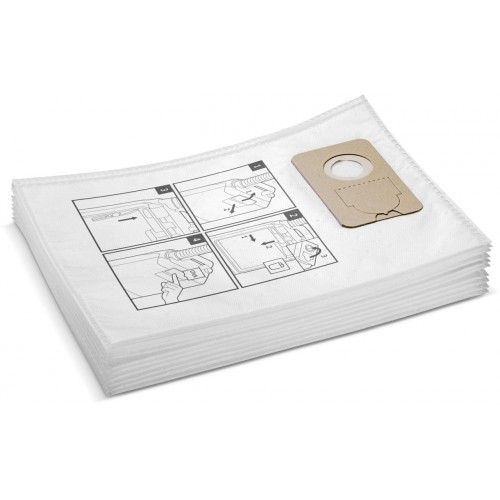 Kärcher Vliesfiltertüten für CV 30/2 Bp, CV 30/2 Bp (10 Stk.) 2.889-357.0 Kärcher Vliesfiltertüten für CV 30/2 Bp, CV 30/2 Bp (10 Stk.) 2.889-357.0