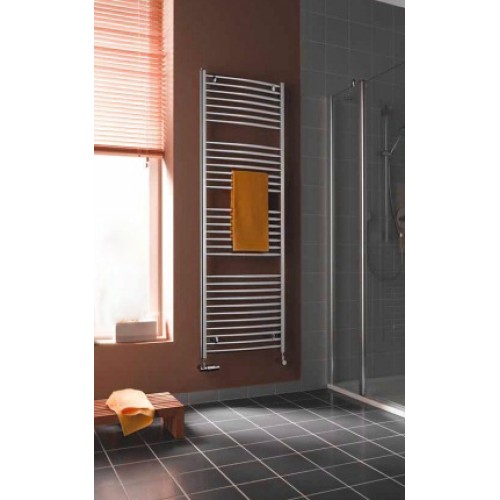 Kermi Basic Heizkörper 1173 x 590 mm, gebogen, chrom