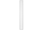 Kermi obere Heizkörper Abdeckung für Typ 22 BL 800, profil ZA00170005