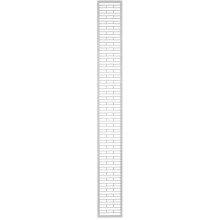 Kermi obere Heizkörper Abdeckung für Typ 11/12 BL 800 mm, profil , ZA00160005