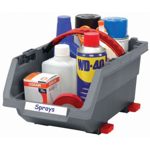 KETER CLICK BIN L 2,8L Lagersichtkasten 22x31,5x16cm grau 17193662