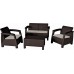 KETER BAHAMAS Lounge-Set, braun/beige 17202269