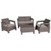 KETER BAHAMAS Lounge-Set cappuccino/sand 17202269