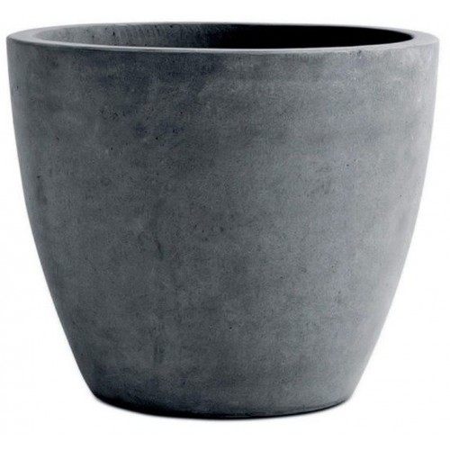 KETER BETON ROUND XL Blumentopf, 53 x 50 cm, dunkelgrau 17201496