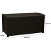 B-Ware KETER Auflagenbox Borneo, Rattan Optik 400 L, braun 17197731 beschädigter Deckell