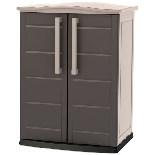 AUSFERKAUF KETER BOSTON GARDEN SHED Base Aufbewahrungsschrank, beige/braun 17200893