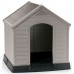 KETER DOG HOUSE Hundehütte, Kunststoff, 95 x 99 x 99 cm, grau 17360369