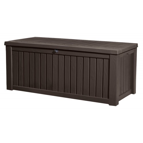 KETER Auflagenbox Rockwood braun, 570L, 211343