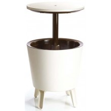 KETER COOL BAR Partytisch, creme/braun 17186745