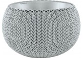 KETER COZIES S Pflanzenampel, 28 x 28 x 18 cm, grau 17201493