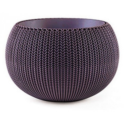 KETER COZIES S Blumenübertopf 28 x 28 x 18cm, dunkel violett 17205457