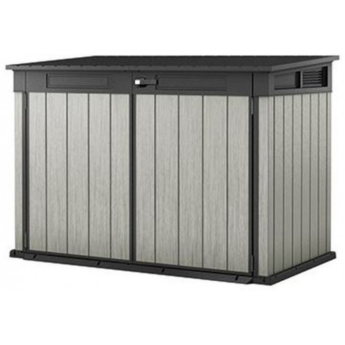 KETER GRANDE STORE Mülltonnenbox/Gartenbox, 190,5 x 109,3 x 132,5 cm, grau 17212383