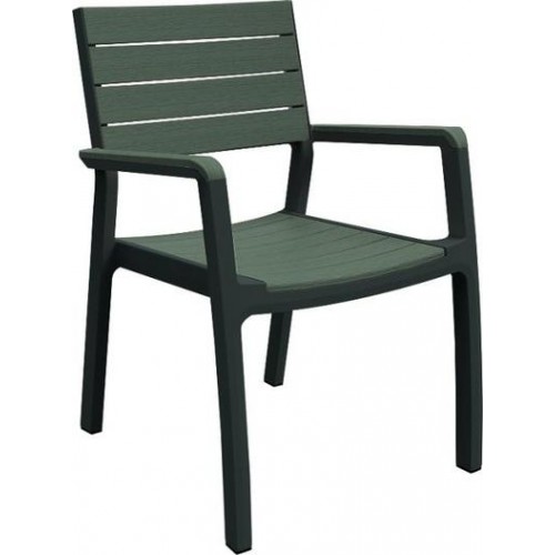 AUSVERKAUF KETER HARMONY Gartenstuhl, 58 x 58 x 86 cm, anthrazit/braun 17201284