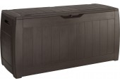 KETER HOLLYWOOD 270L Garten-Aufbewahrungsbox 117,5 x 45 x 57,3 cm, braun 17191974