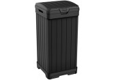 KETER BALTIMORE 125L Abfalleimer, 41 x 41 x 87,4 cm, schwarz 17206192