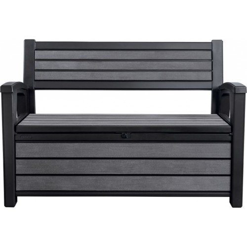 KETER HUDSON STORAGE BENCH 227L Gartenbank/Kissenbox, graphit 17204490