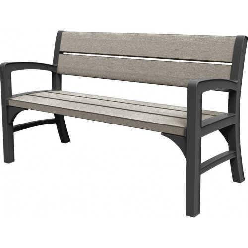 KETER MONTERO 3-Sitzer-Gartenbank 150 x 62 x 89,5 cm, graphit/braungrau 17204596 KETER MONTERO 3-Sitzer-Gartenbank 150 x 62 x 89,5 cm, graphit/braungrau 17204596