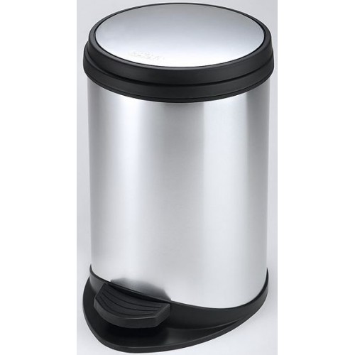 KETER Abfalleimer Silber 5l, 17184231